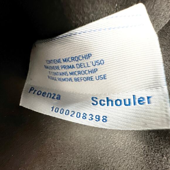 PROENZA SCHOULER XL Mixed Woven Tote Bag Red/Blue - Picture 9 of 13